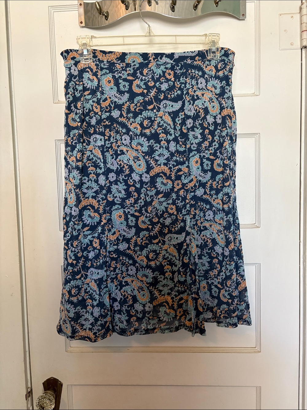 JH Collectibles Navy Floral Women’s Skirt Size XL